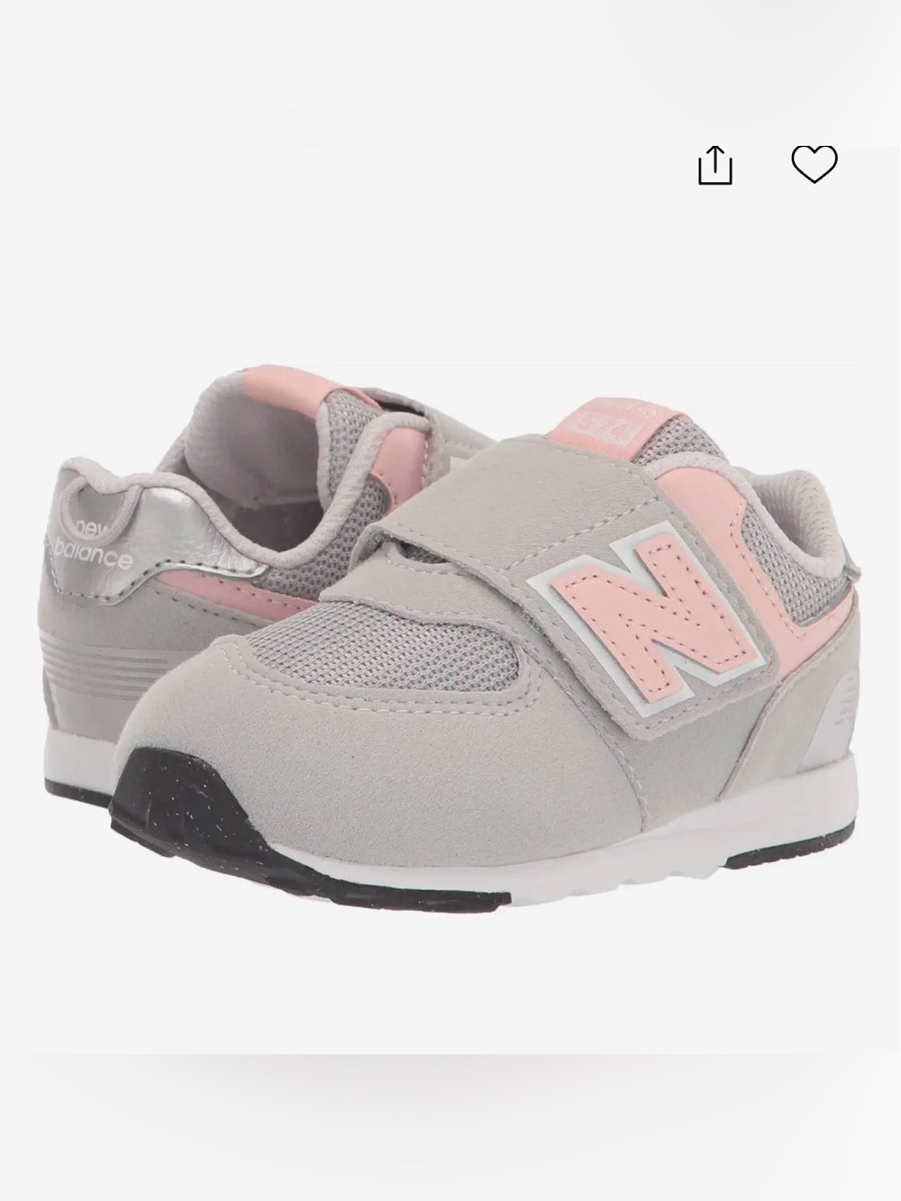 New Balance 574 New-B Hook and Loop - Size 6 (Baby/Toddler)